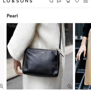 Lo & Sons Pearl Crossbody Black Nappa Leather